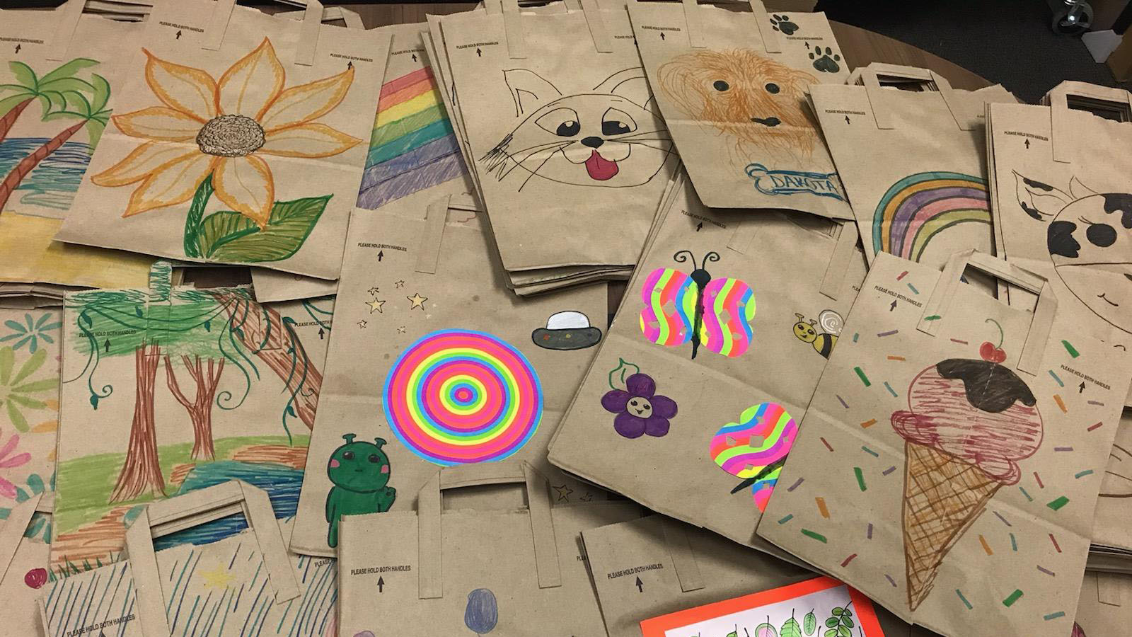 decorated bags